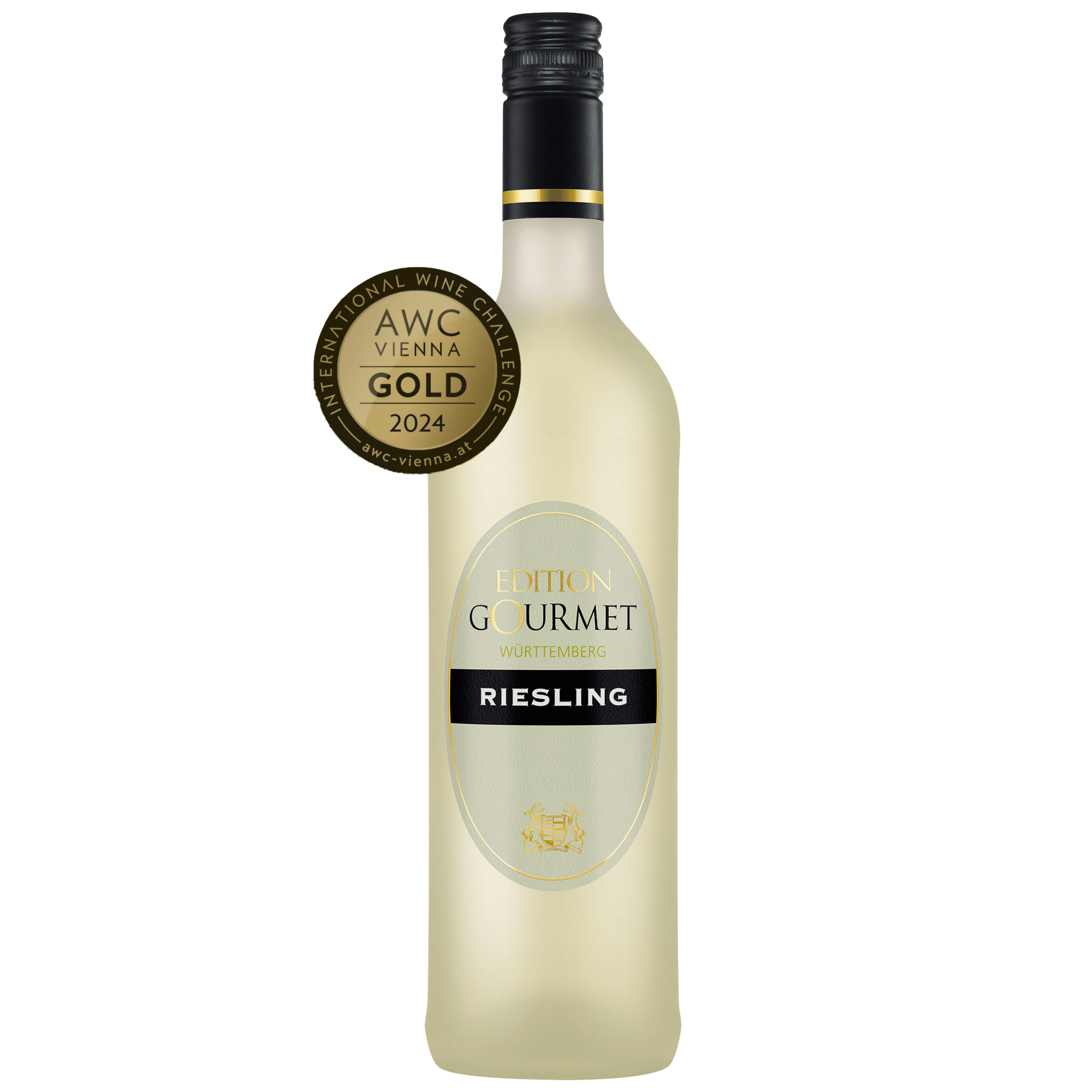 Weißweinflasche der Sorte Riesling aus dem WZG Weinshop